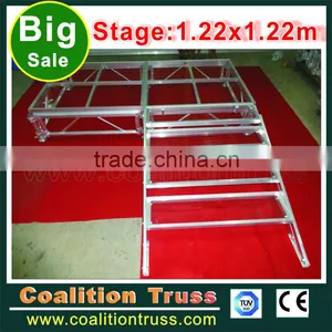 Factory Directly Transparent Plexiglass Wedding Stage Tempered Glass Stage Acrylic Stage thumbnail-6