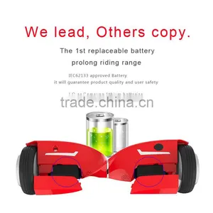 UL2272 APPROVED2 Wheel Hoverboard LED Two Wheel Electric Self Balance Scooter Hoverboard With Samsung Battery thumbnail-3