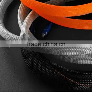 Abrasion Resistance and High Quality Polyester Expandable Sleeving thumbnail-1