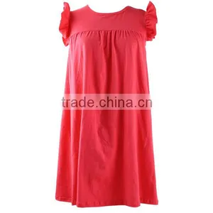 Beautiful Long Frocks Images Children Boutique Clothing Baby Girls Dress Pure Cotton Dress thumbnail-3