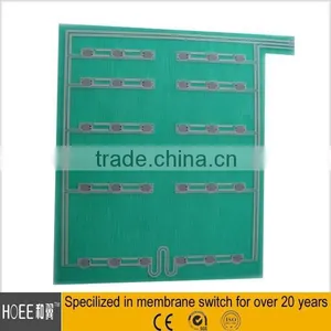 China Custom Made Flexible and Thinnest Conductive Silver Ink and Carbon Printing Circuit,without Overlay thumbnail-3