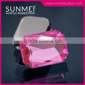 High Quality Flat Back Acrylic Rhinestone With Claws thumbnail-4