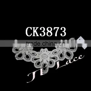 Garment Accessories Embroidered Cotton Lace Trim Yard CK3873 thumbnail-1