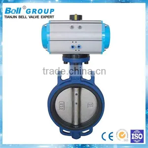 Pneumatic Stainless Steel Wafer Type Butterfly Valve Price thumbnail-1