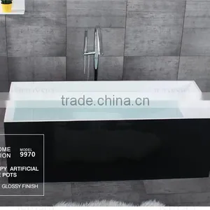 Cast Resin Stone Bathtub Freestanding YG9970 thumbnail-5