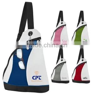 Wholesale Cheap Polyester Gym Sling Kids Women One Shoulder Sports Backpack Bag thumbnail-1