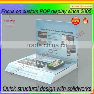 Custom Plastic Display Rack With Mounting Picture Advertising thumbnail-1