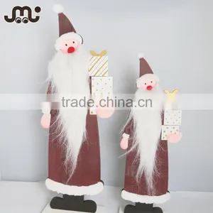 Rustic Handmade Wooden Santa Christmas Decor thumbnail-1