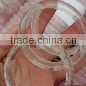 Wholesale Natural Beautiful Portable Clear Crystal Carving Bracelet thumbnail-1