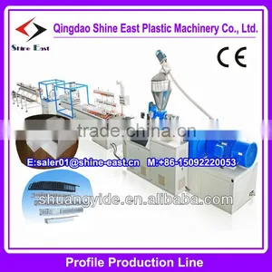 UPVC WPC Profile Production Machines / Upvc Frame Profile Production Line thumbnail-3
