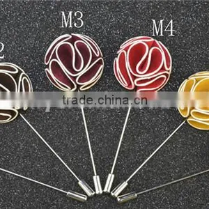 Mens Formal Wear Decoration Flower Lapel Pin for Wedding LAP016 thumbnail-2