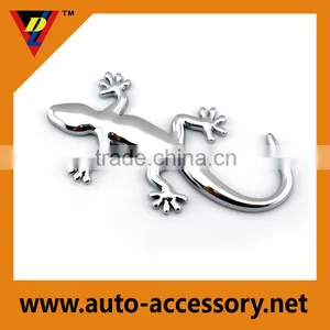 Chinese Custom Abs Chrome Auto 3d Gecko Logo Name Badge thumbnail-1