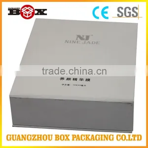 Large Size Folding White Cardboard Boxes Flat Pack With Logo Black Stamping Ribbon Closure For Handbag Luxury Packing thumbnail-1