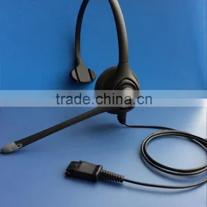 Professional Monaural Call Center Telephone Headset With RJ11/USB Jack, QD Included thumbnail-1