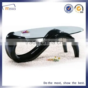 Best Sale Indoor Furniture Tempered Glass Coffee Table Tea Table CT-037 thumbnail-1