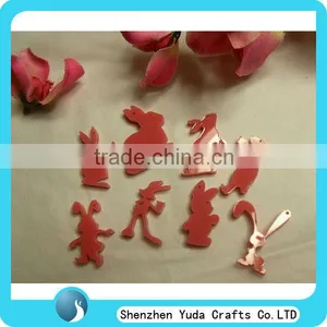 Wholesale Custom Design Laser Cut Acrylic Shapes , Laser Cut Animal Shaped Pendant thumbnail-1