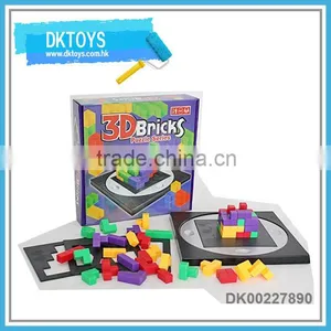 Hot Sale New 3D Bricks Puzzle Series Game Blocks Building Kids Toys thumbnail-1
