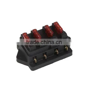 Universal Car Truck Vehicle 4 Way Circuit Automotive Middle-sized Blade Fuse Box Block Holder thumbnail-6