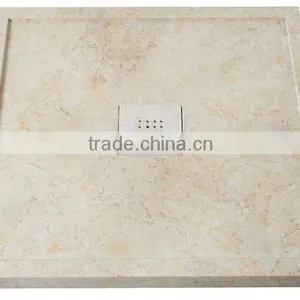 New MSH8080GL Square Nature Stone Rectangular Shower Trays thumbnail-1