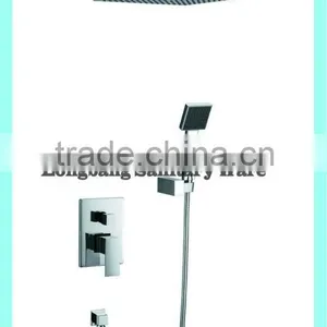 Luxury Brass Shower Set, Rain Head Shower, Thermostatic Shower thumbnail-1