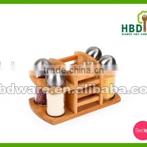 2016 Best Selling Premium Custom Made Glass Bottle Spice Rack Set,salt and Pepper Shakers thumbnail-2