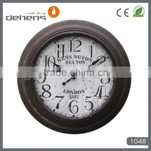 Antique Metal Wall Clock thumbnail-1