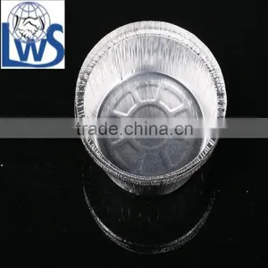 Round Aluminum Foil Container With Lid thumbnail-1