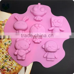CTBED157 Sponge Bob Square Pants Bunny Viking Altman Silicone Cheesecakes Molds Birthday Cakes And Pies Mould Body thumbnail-1