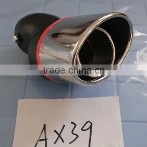 Universal Auto Stainless Steel Muffler, Exhaust Pipe thumbnail-1