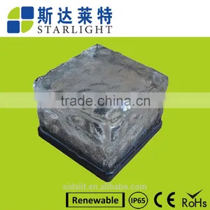 Energy Saving Yellow Integrated Greenway Solar Ice Brick Light thumbnail-1