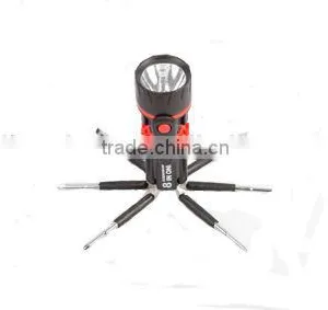 LS-QC175 Multi-function Screwdriver With LED Light Torches thumbnail-1