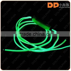 Cheap Fashion Visible Flow Light EL Earphone Glow Earbuds Customized Logo thumbnail-1
