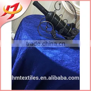 Cheap Polyester Hot Blue Soft Handfeel Crinkle Advertising Nappe Table Cloth thumbnail-1