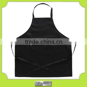 Custom High Quality Black Cotton Men's Chef Apron thumbnail-1