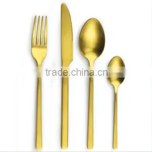 Matte Copper PVD Coating Cutley Set FDA LFGB Standard North America Market thumbnail-2