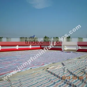 Adults Inflatable Football Field Customized 0.55mm PVC Inflatable Football Pitch thumbnail-3
