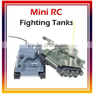 4 Channels Emulational Micro RC Tank Fighting Tanks Mini RC Tank thumbnail-1