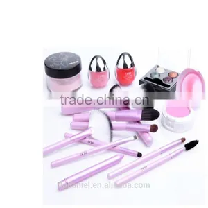 2014 9 Pcs Professional Wood Handle Makeup Brush Set thumbnail-5