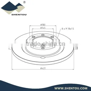 Mercedes Benz Brake Disc 440 421 01 12 thumbnail-1