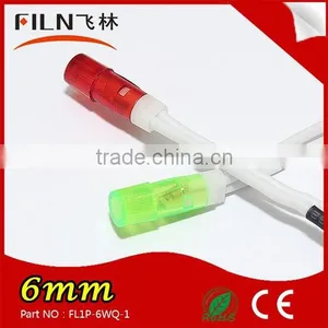 2015 FILN Plastic High Light 6mm 380v Neon Led Mi-bulb Led Indicator Light Buzzer thumbnail-1