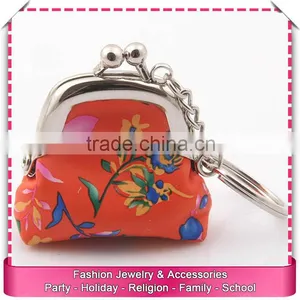 Leather Coin Purse With Keyring, Cheap Key Chain Coin Purse thumbnail-6
