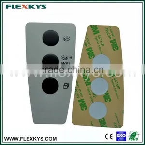 Chinese Embossed Key Membrane Switch Graphic Overlay thumbnail-1