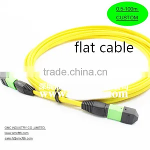 High Quality Round Cable 12 Core MPO-MPO APC Fiber Optic Patch Cord thumbnail-1