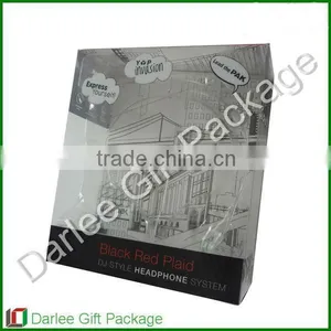 Wholesale Clear Plastic Window Headphone Packaging Box thumbnail-4