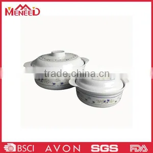 Different Size Food Storage Containers Ceramic-like Melamine Custom Plastic Bowl With Handle thumbnail-1
