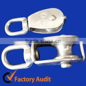Casting Steel Messenger Wire Pulley for Boat Accessories thumbnail-1