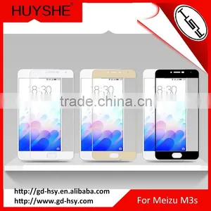 HUYSHE Cell Phone Anti-expolsion Screen 2.5D Full Cover Guard for Meizu M3s 9H Tempered Glass Protector thumbnail-5