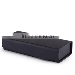 Chinese Factories Wholesale Custom High-grade PU Leather Jewelry Box, Black Beautiful Watch Box thumbnail-2