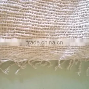 White Scarf and Shawl Genuine Naturally Dyed Colour Handmade Handcraft Weaving Scarfs & Shawls From Thailand thumbnail-3