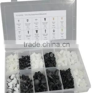 TC 370pc Plastic Clips Trim Clip Assortment thumbnail-1